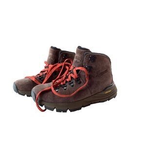 Danner Women's Bozemian Mid Waterproof Hiking Boots Brown Red Size 5.5 NWT